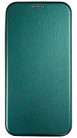 Чехол книжка Elegant book на LG Q6 (на лдж кью6) изумрудный