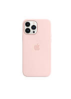 Чехол для iPhone 13 Pro Silicone Case Chalk Pink / 13 про силикон кейс розовый