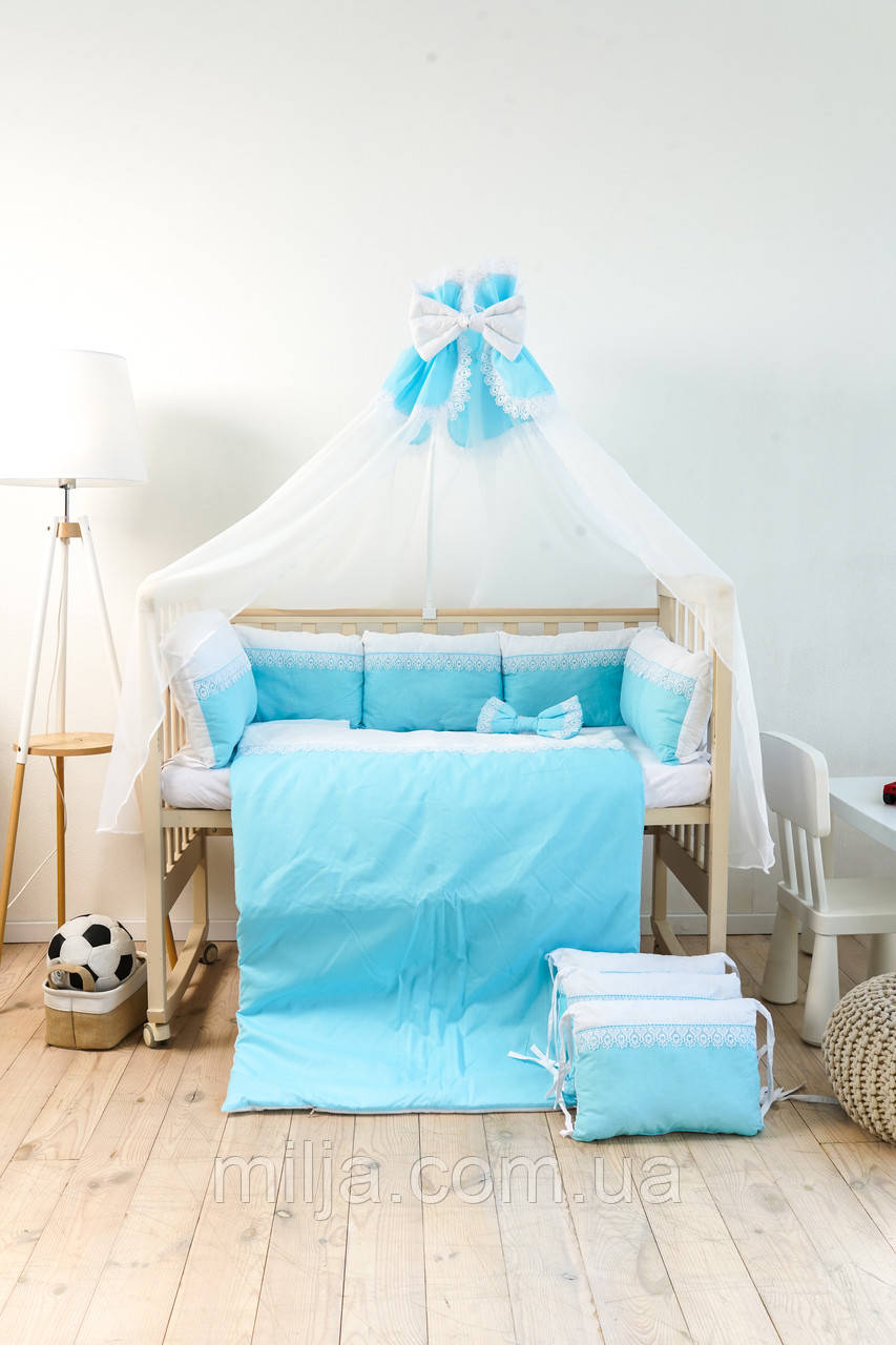 Комплект в дитяче ліжечко для новонароджених Т. М. Миля "Сафарі"