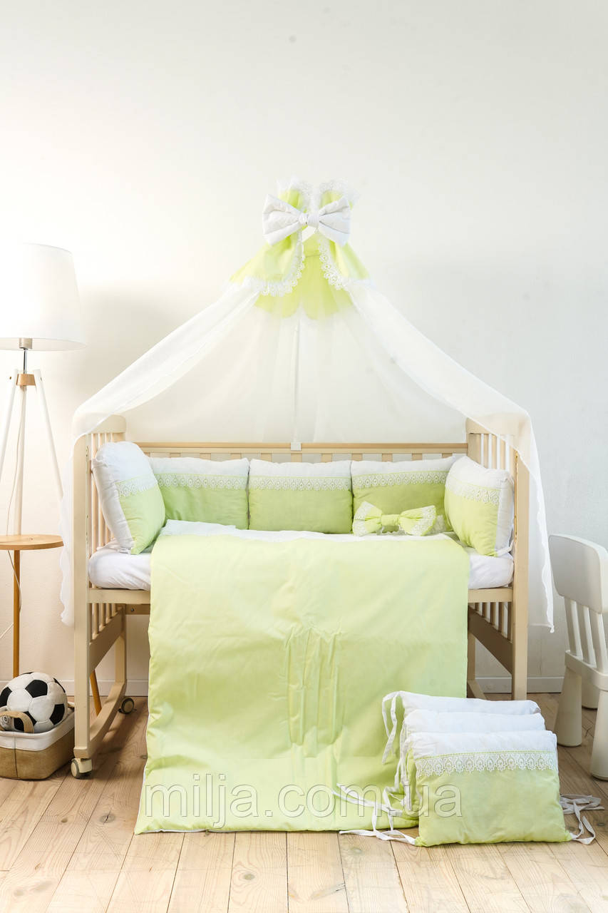 Комплект в дитяче ліжечко для новонароджених Т. М. Миля "Сафарі"