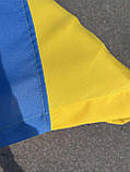 Прапор України  90*140см з габардину з карманом під прапоршток (древко), фото 6