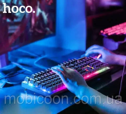 Клавіатура + мишка з RGB підсвічуванням Hoco GM18, фото 1