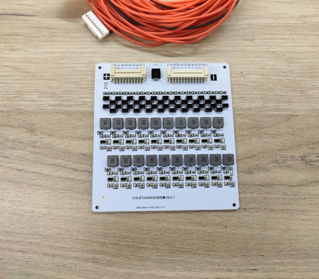 Активний балансир для 21S Li-Ion і LiFePO4 акумуляторів 1,2A, фото 1