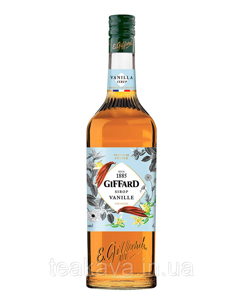 Сироп Ваніль GIFFARD Vanille, 1 л, фото 1