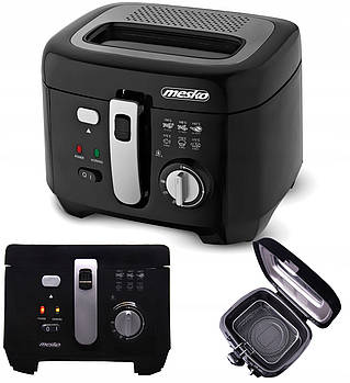 Фритюрниця Mesko MS 4908 — 2.5 л, 1800 Вт, з регулюванням температури