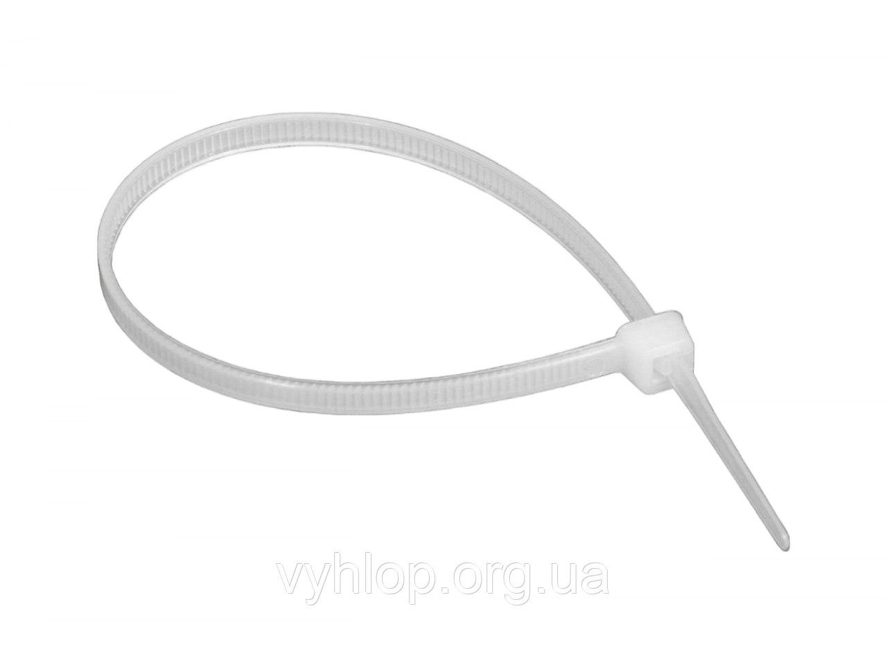 Хомут пластиковий 450x7.6 mm білий (уп-50 шт.) EuroEx