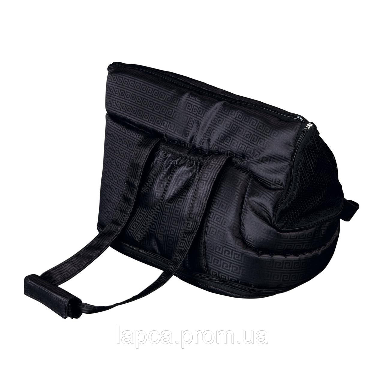 Купить Сумка-переноска Trixie для собак Riva из полиэстера черная до ...