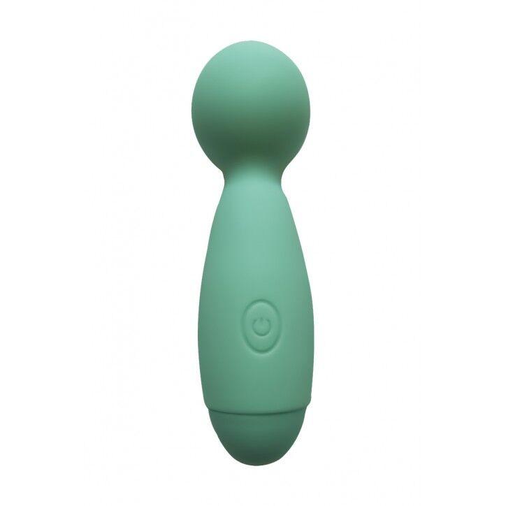 Вібромасажер Wooomy Smally Mini Wand Turquoise
