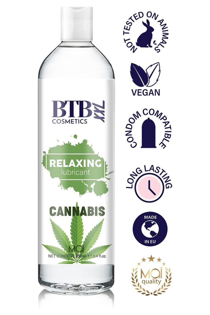 Лубрікант на водній основі BTB FLAVORED CANNABIS (250 мл)