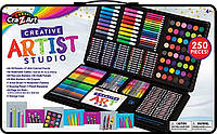 Cra-Z-Art Великий набір для малювання 250 предметів у валізі Creative Artist Studio 250 Piece Set