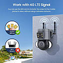 Зовнішня 4G-камера Shiwojia (Inqmega) ST-429-8M-4G-TY. Tuya, фото 3
