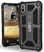 Оригінальний протиударний чохол для iPhone XS для iPhone X UAG Monarch Graphite IPHX-M-GR