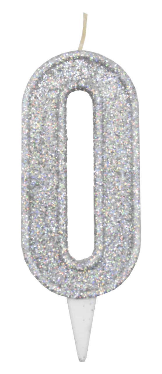 Свічка цифра 0
