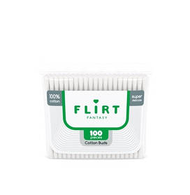 Ватні палички fantasy FLIRT 100 шт. в ZIP упаковці (3800213300822)
