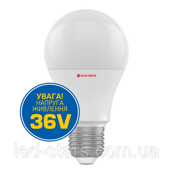 ЛАМПА СВІТЛОДІОДНА СТАНДАРТНА LS-11.LV 10W E27 4000K АЛЮМОПЛ. КОРП. 36V A-LS-0758