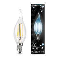 Лампа світлодіодна Лампа Gauss LED Filament Candle tailed E14 5W 4100K