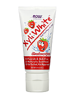 NOW Foods XyliWhite зубная паста-гель для детей без фторидов, клубничный вкус 85 г