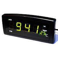 Настольные электронные часы Caixing CX 818 LED Digital Clook с 8 будильниками и термометром OM227