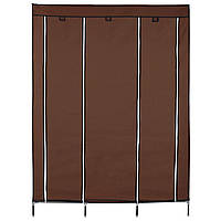 Шкаф тканевый 3 секции складной с каркасом STORAGE WARDROBE 88130 KR130 175 х 130 х 45 см OM227