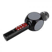 Микрофон караоке беспроводной bluetooth WSTER WS-1816 Black OM227
