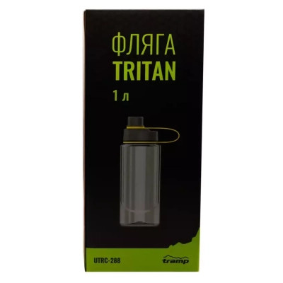 Бутылка для воды Tramp Тритан 1 л Grey (UTRC-288-grey) - Вища Якість та Гарантія! - фото 7 - id-p1828908338