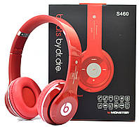 Беспроводные наушники S460 Bluetooth с MP3 плеером красные OM227