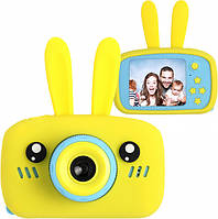 Детская фотокамера цифровая Baby Photo Camera Rabbit Х-500 Желтый OM227