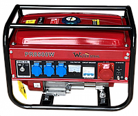 Бензиновый генератор Walter Stahl PR8500WS (GS8500E) 3.5 кВт ручной старт OM227