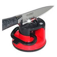 Ручна точилка для кухонних ножів Knife Sharpener на присоску встановлюється на будь яку поверхню