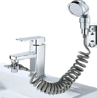 Душевая система на умывальник External Shower с турманиловой насадкой для душа OM227