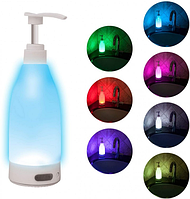 Дозатор для жидкого мыла с подсветкой Soap Bright Nightlight Soap Dispenser 400 мл OM227