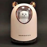 Увлажнитель воздуха Humidifier H2O USB Мишка с подсветкой на 300 мл/2 Вт Бежевый OM227