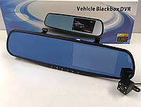 Зеркало-видеорегистратор Vehicle Blackbox DVR Full HD + камера заднего вида OM227
