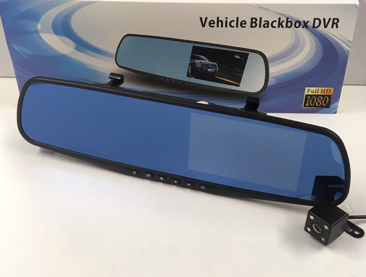 Дзеркало-відеореєстратор Vehicle Blackbox DVR Full HD + камера заднього виду