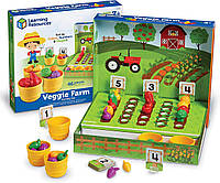 Набор для сортировки и счета "Овощная ферма" Learning Resources, игра Умный фермер Veggie Farm Sorting Set