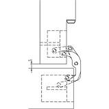 Петля прихована Anselmi AN 172 3D колір латунь, фото 7