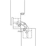 Петля прихована Anselmi AN 130 2D колір хромована матова, фото 5
