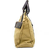 Універсальна сумка унісекс мікс тканини канвас і шкіри TARWA RC-1355-4lx, фото 3