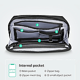 Сумка слінг чоловіча Mark Ryden MR8712 водонепроникна (Чорний), фото 2