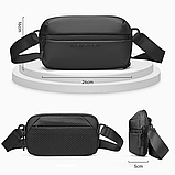 Сумка слінг чоловіча Mark Ryden MR8712 водонепроникна (Чорний), фото 3