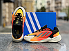 Чоловічі кросівки Adidas Ozelia Orange fiery взуття Адідас Озелія оранжеві текстильні осінь весна, фото 2