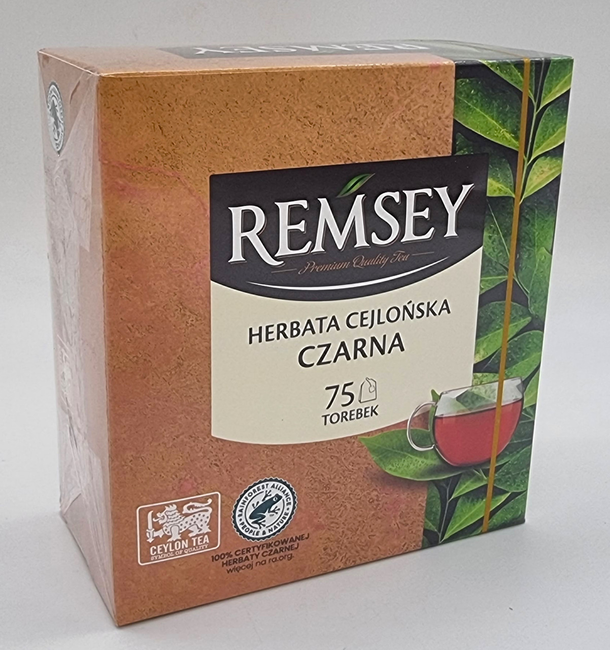 Чай чорний цейлонський "Remsey" 75 пак. Польща