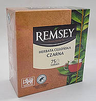 Чай чёрный цейлонский "Remsey" 75 пак. Польша