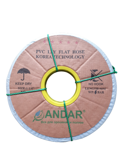 Гнучкий ПВХ шланг Лейфлет Andar 1-1/2", 4Bar, 50 м