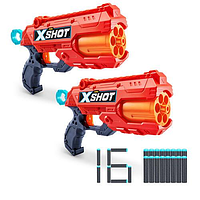 Набор скорострельных бластеров Zuru X-Shot Red Excel Reflex Double 36434R