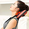 Масажна подушка (31х10х19 см) Massage Pillow 8028 / Роликовий масажер для дому та машини, фото 3