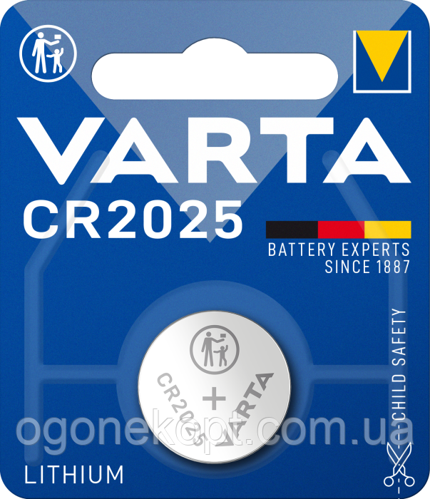 Батарейки Varta — Professional Electronics CR2025 Lithium / Li-Ion 3V 1/10/100 шт.