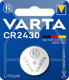 Батарейки Varta — Professional Electronics CR2430 Lithium / Li-Ion 3V 1/10/100 шт.
