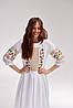 Жіноча вишита сукня MEREZHKA "Калина" (біла), фото 3