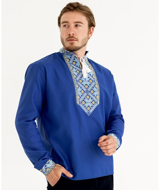 Чоловіча патріотична вишиванка, фото 1